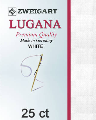 Lugana White FAT Q 25ct