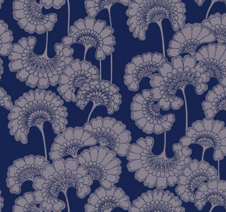 Romantic Rebel Japanese Floral Avant Garde Fabric