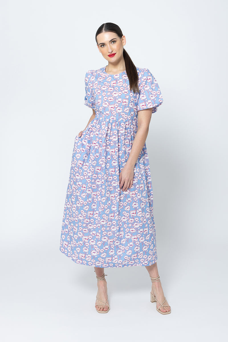 Powerful Midi Dress Poppy Dot