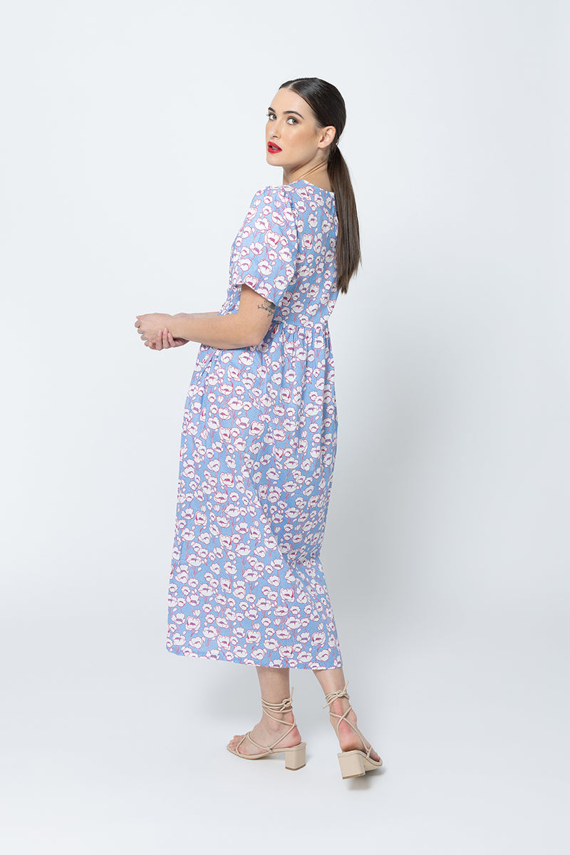 Powerful Midi Dress Poppy Dot