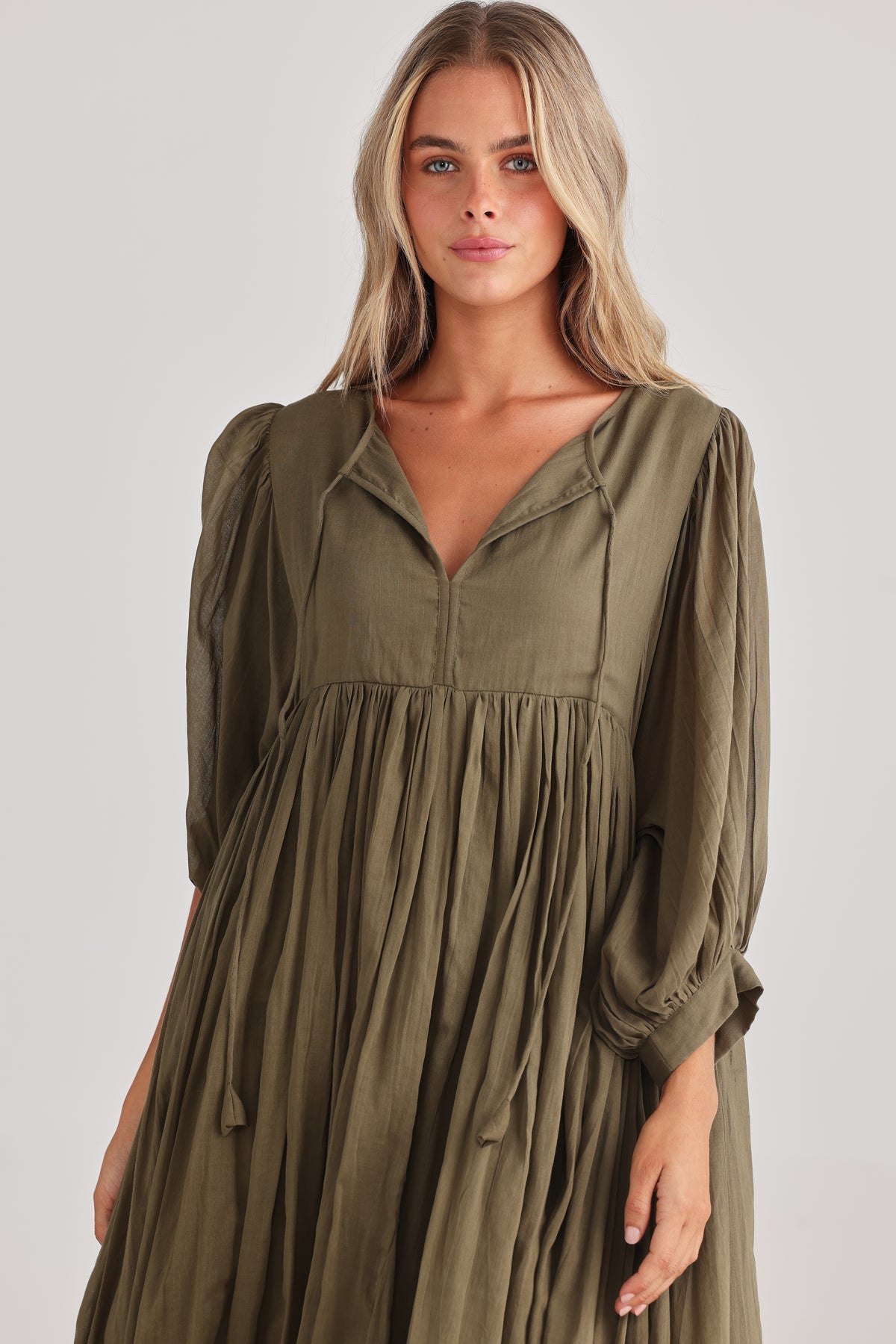 Wisteria Dress Olive