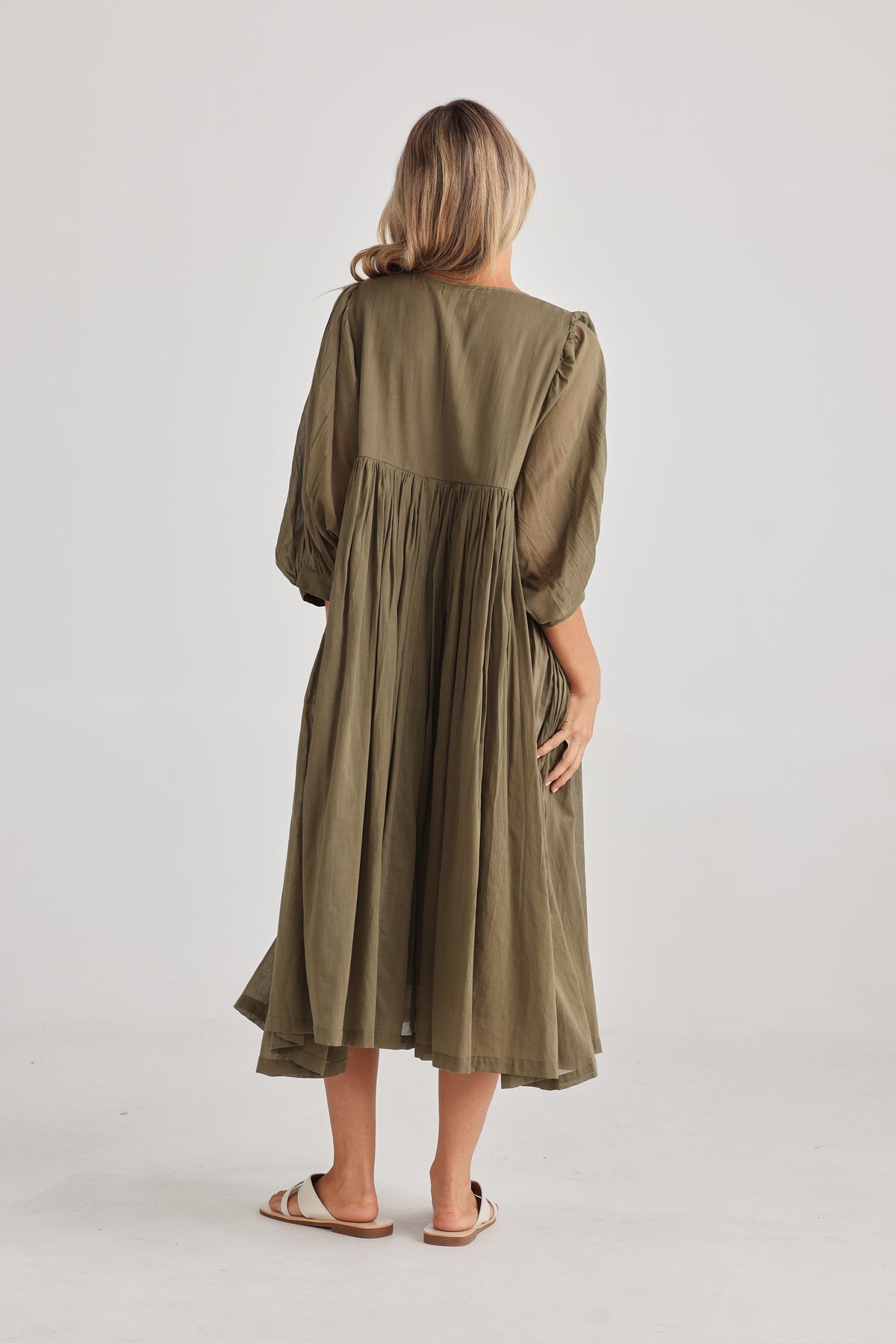 Wisteria Dress Olive