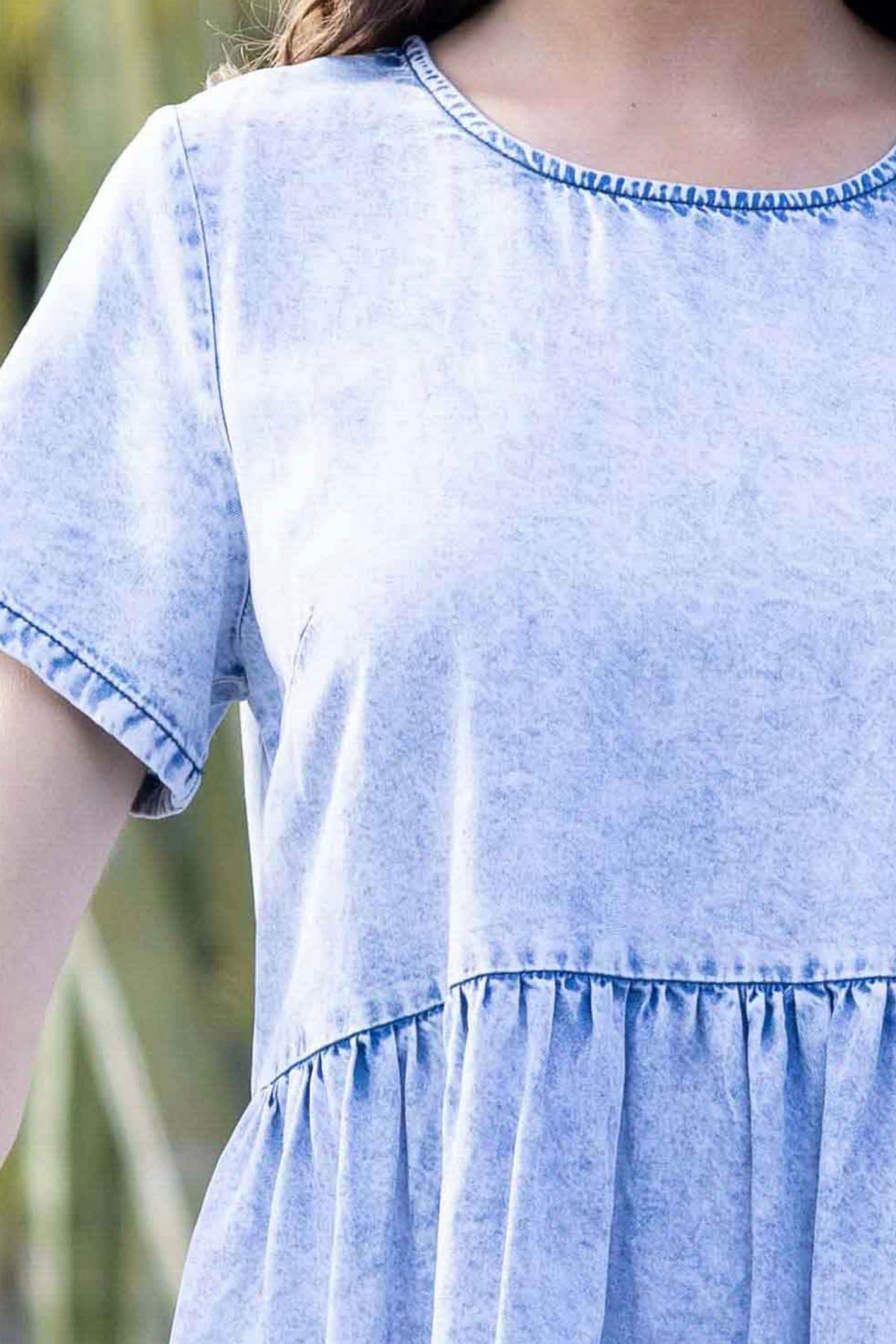 Dawn Dress Blue Wash