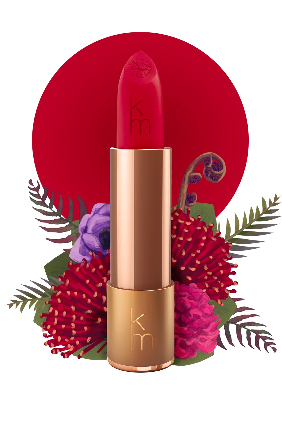 Karen Murrell Lipstick Red Shimmer