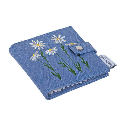 Needle Case Daisy Denim