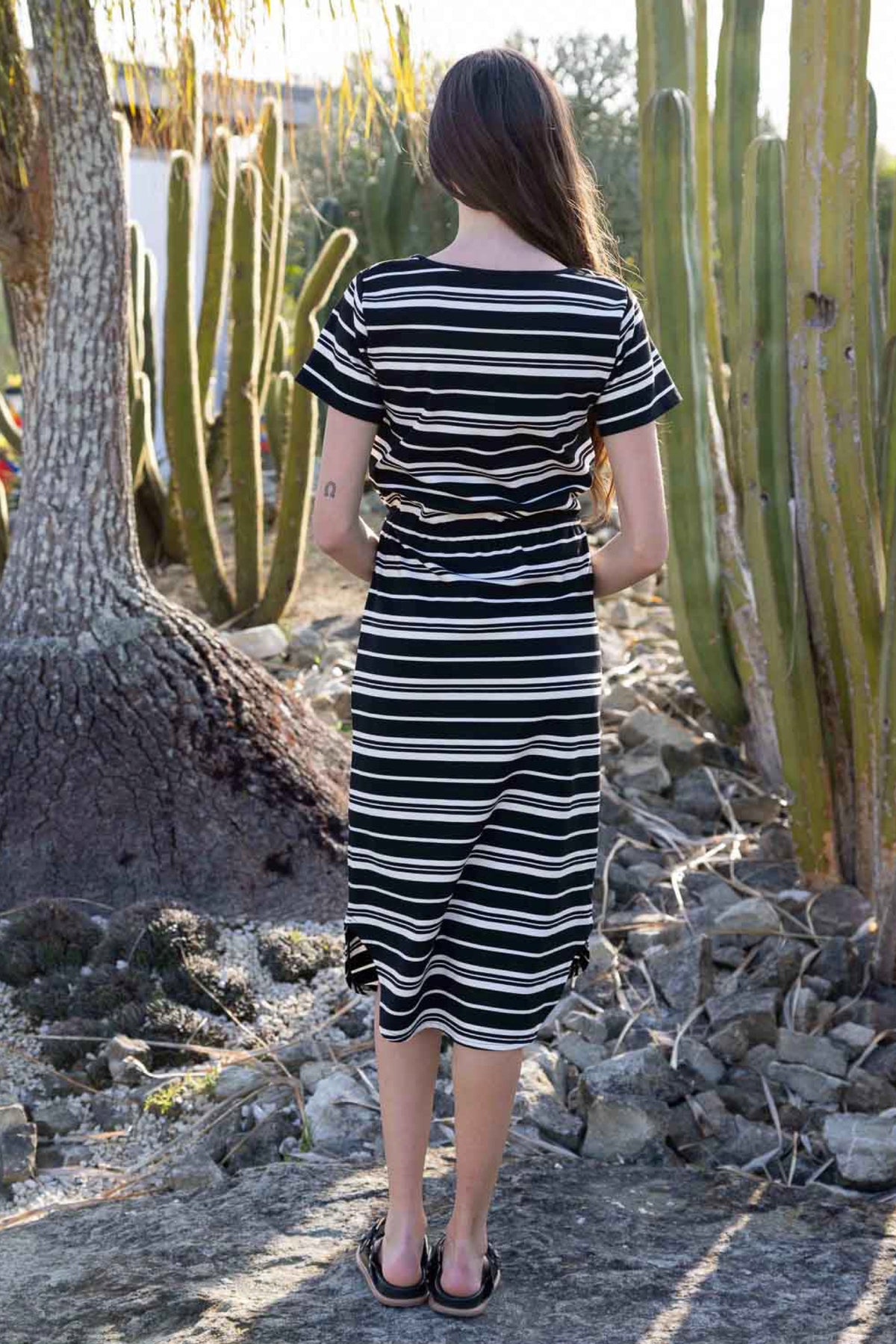 Josephine Midi Dress Stripe