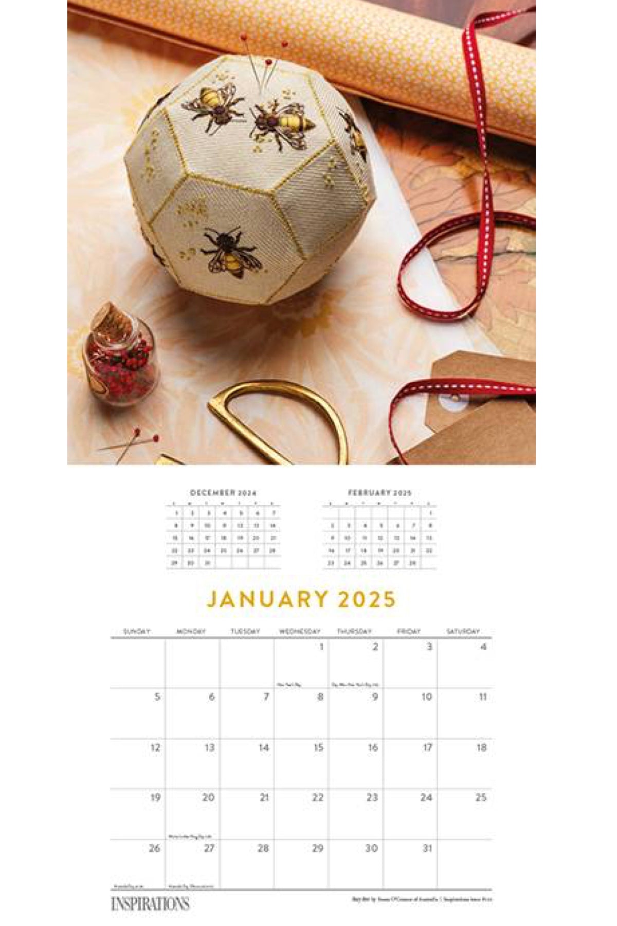 Inspirations Calendar 2025