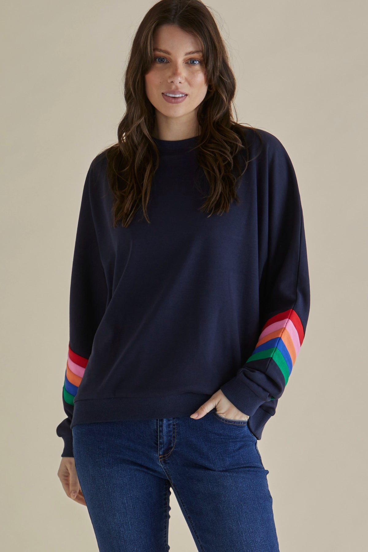 Davina Jumper Dark Blue Multi