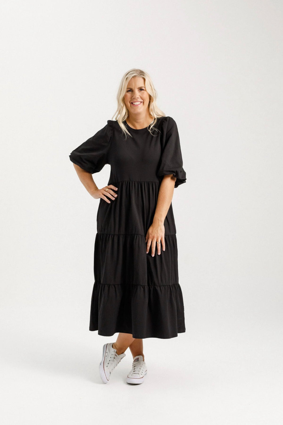 Kate Midi Dress Black