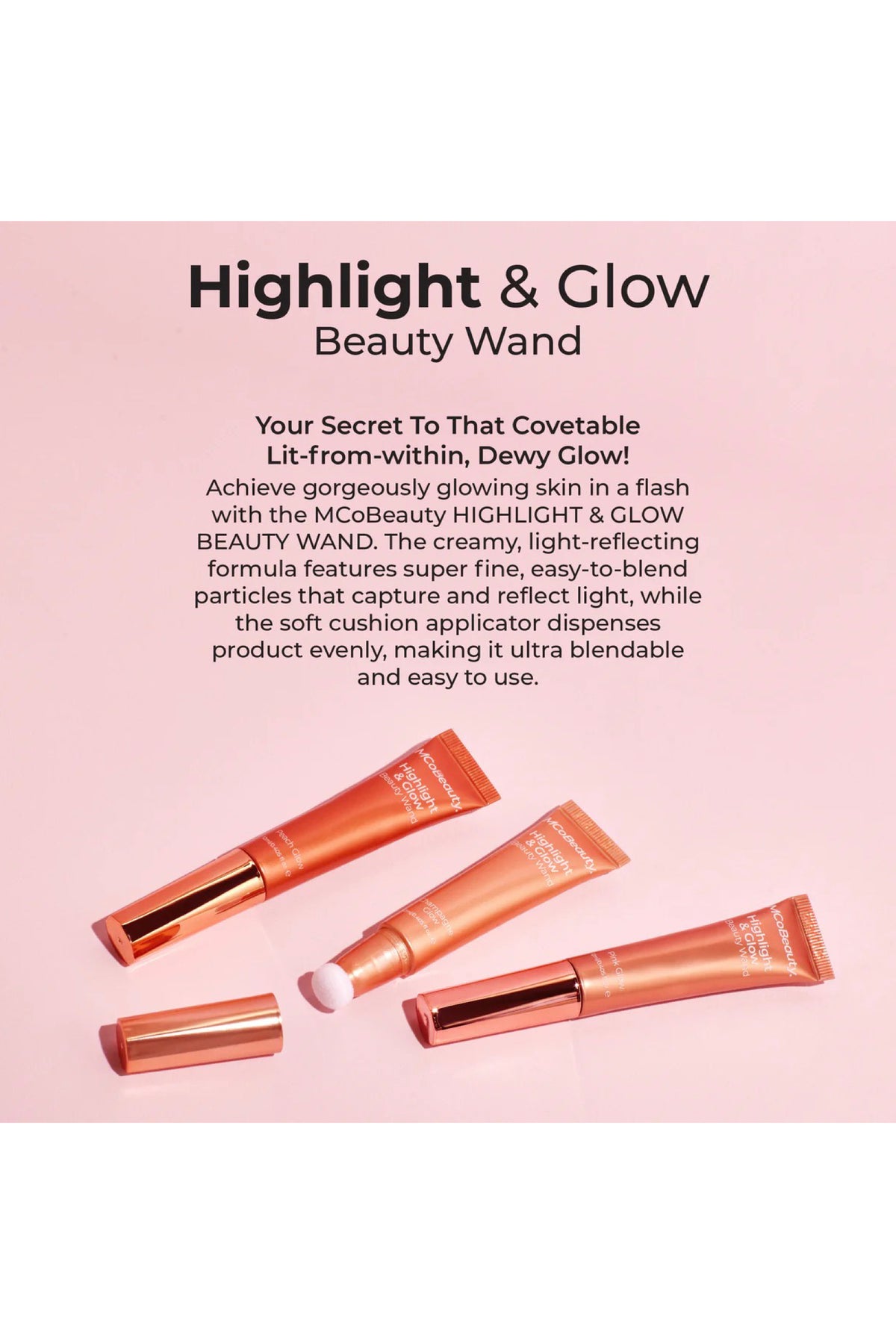 Highlight & Glow Beauty Wand Champagne Glow