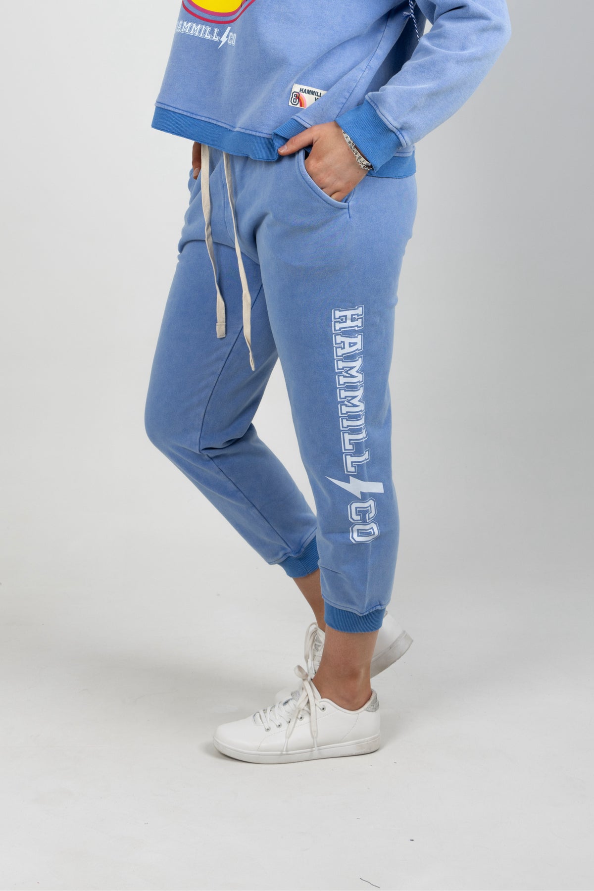 Vintage Track Pant Faded Blue