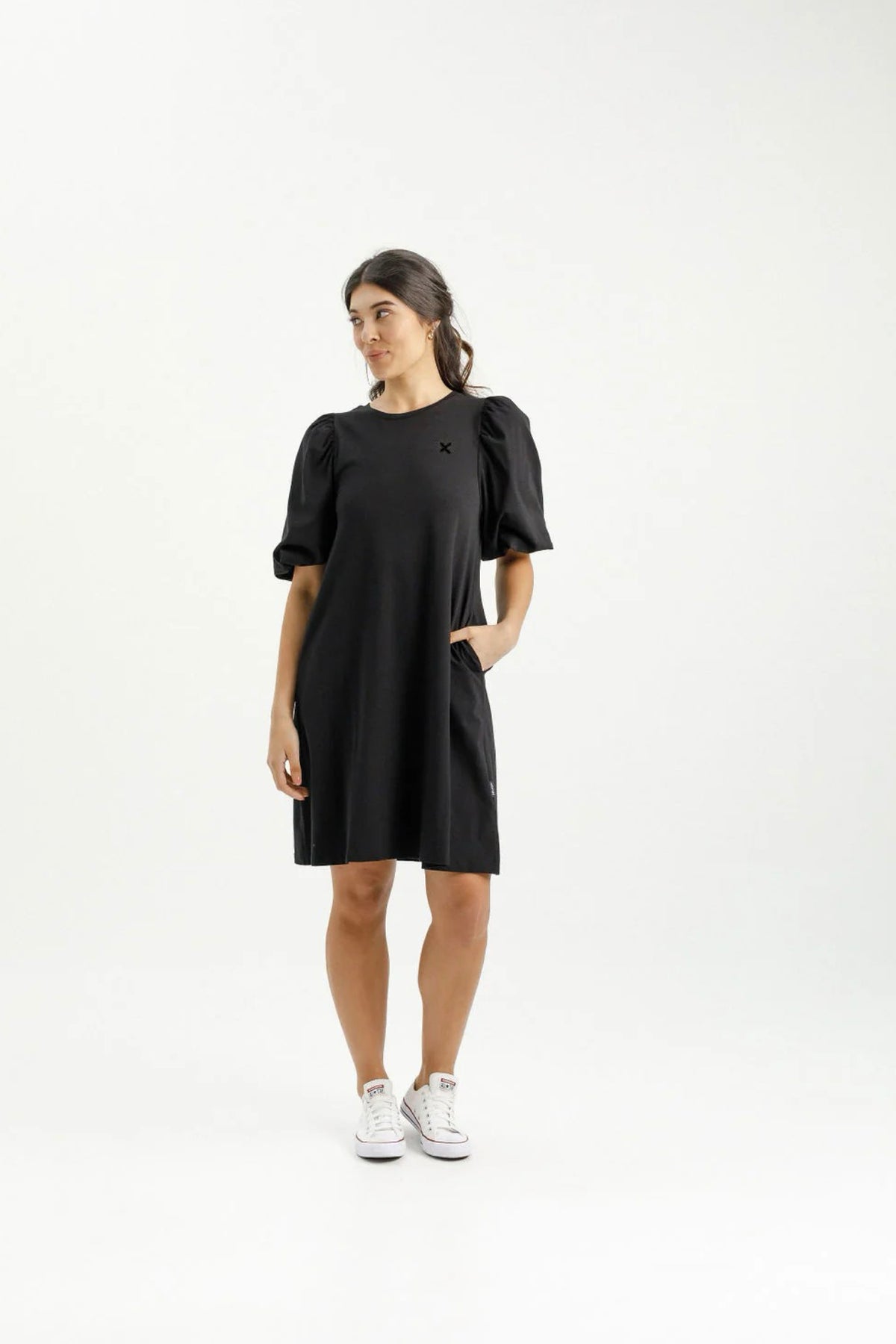 Ivy Dress Black With Mini X