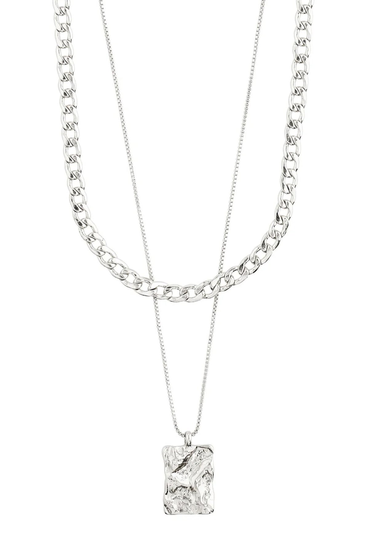 Bathilda Necklace Silver Plated