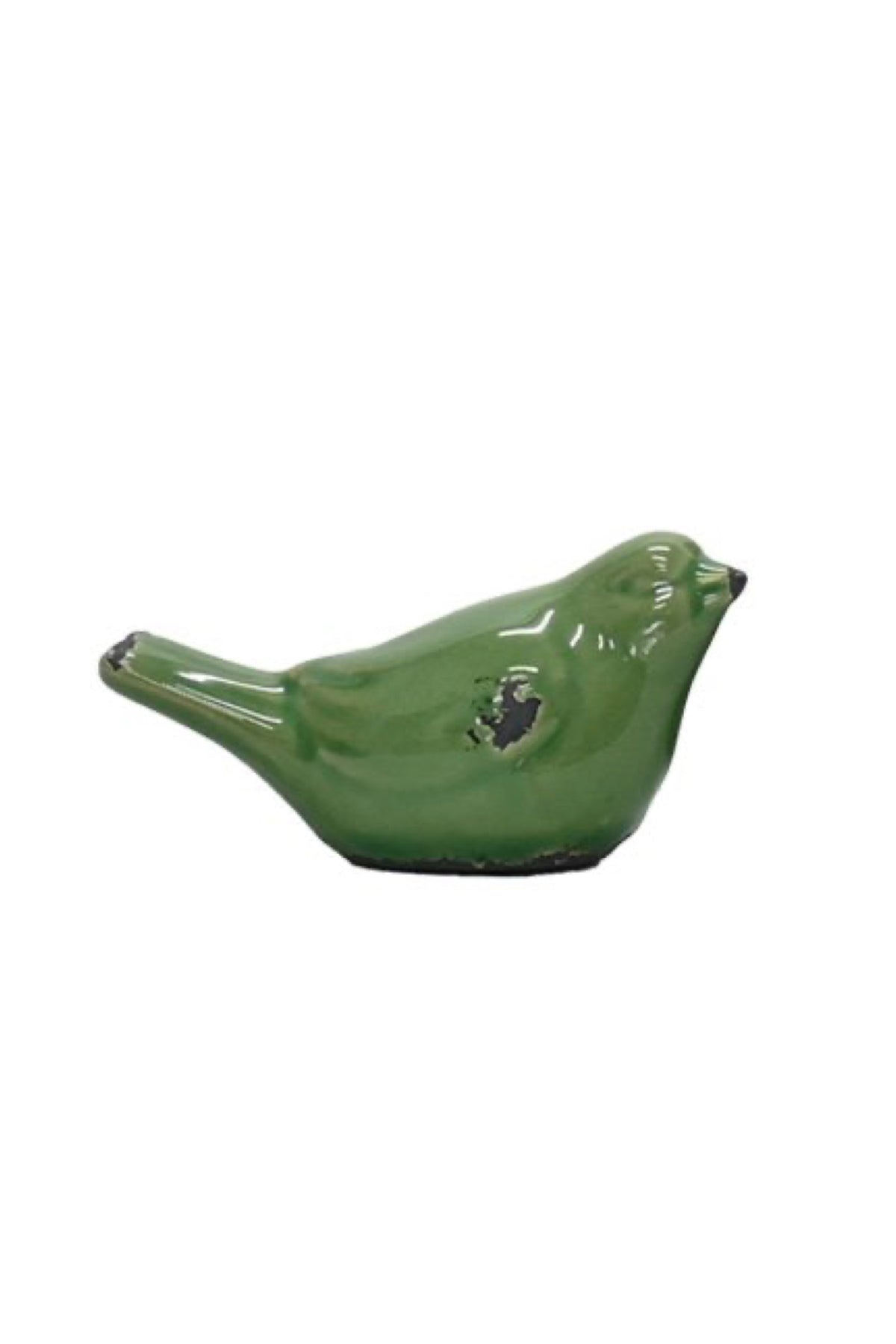 Ceramic Bird French Green Small