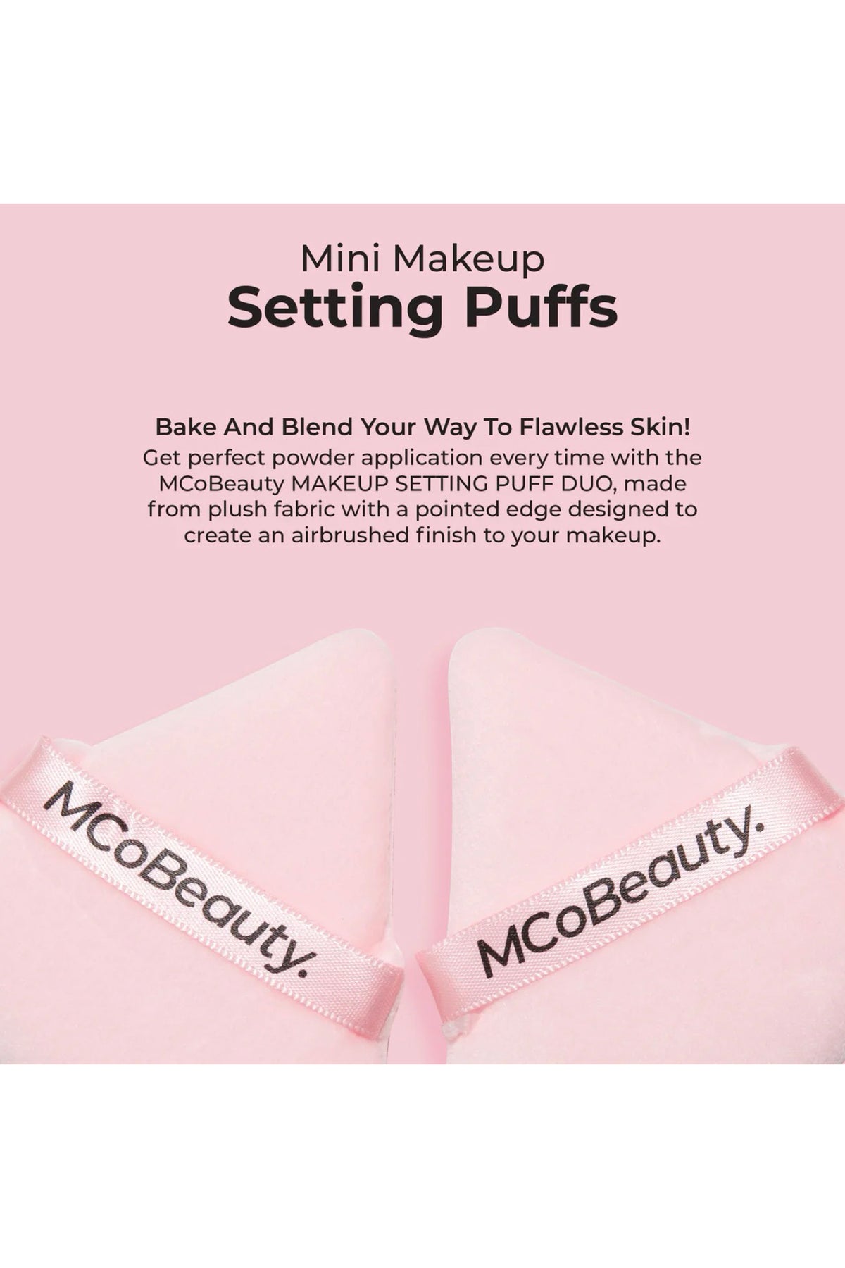 Mini Makeup Setting Puffs 4 Pack