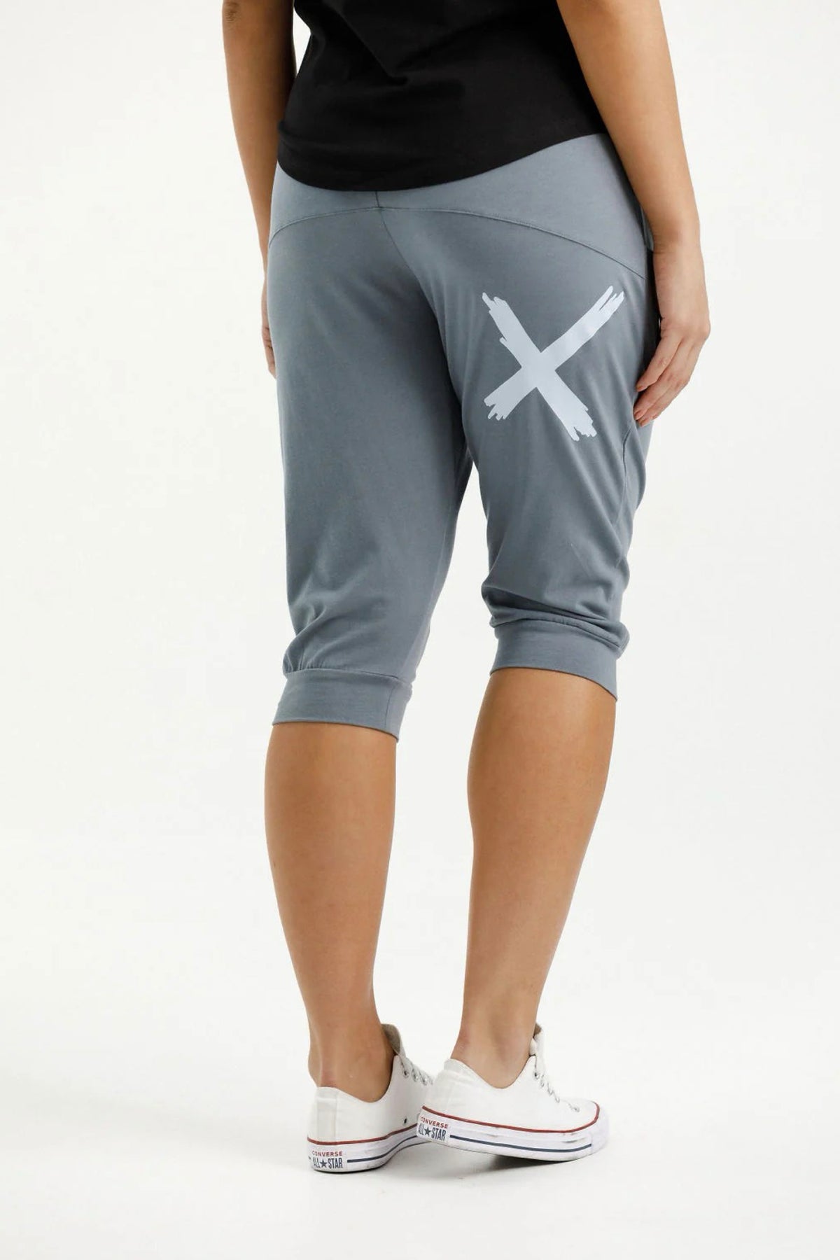 3/4 Apartment Pant Storm Grey With Sky X