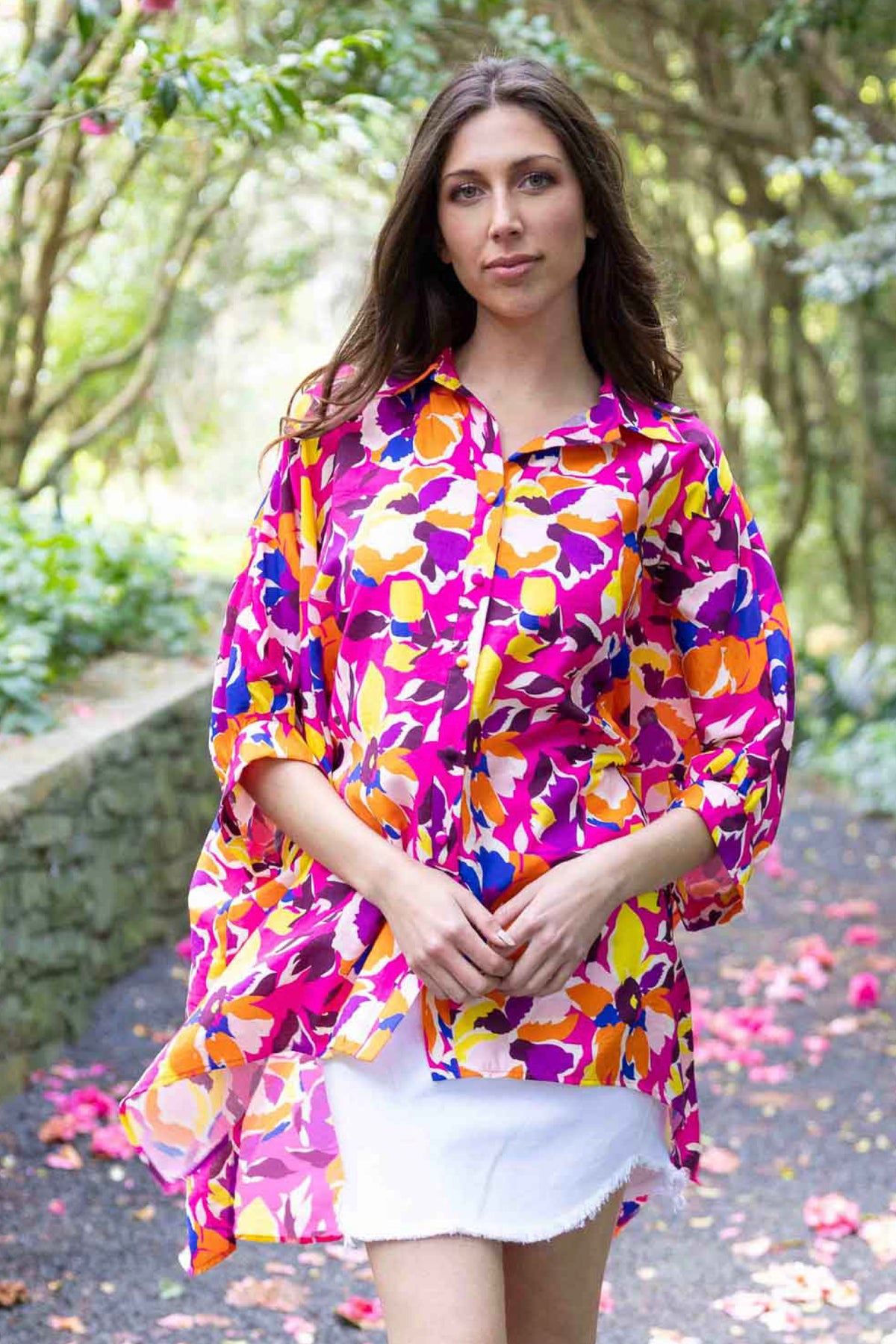 Celeste Shirt Bright Floral