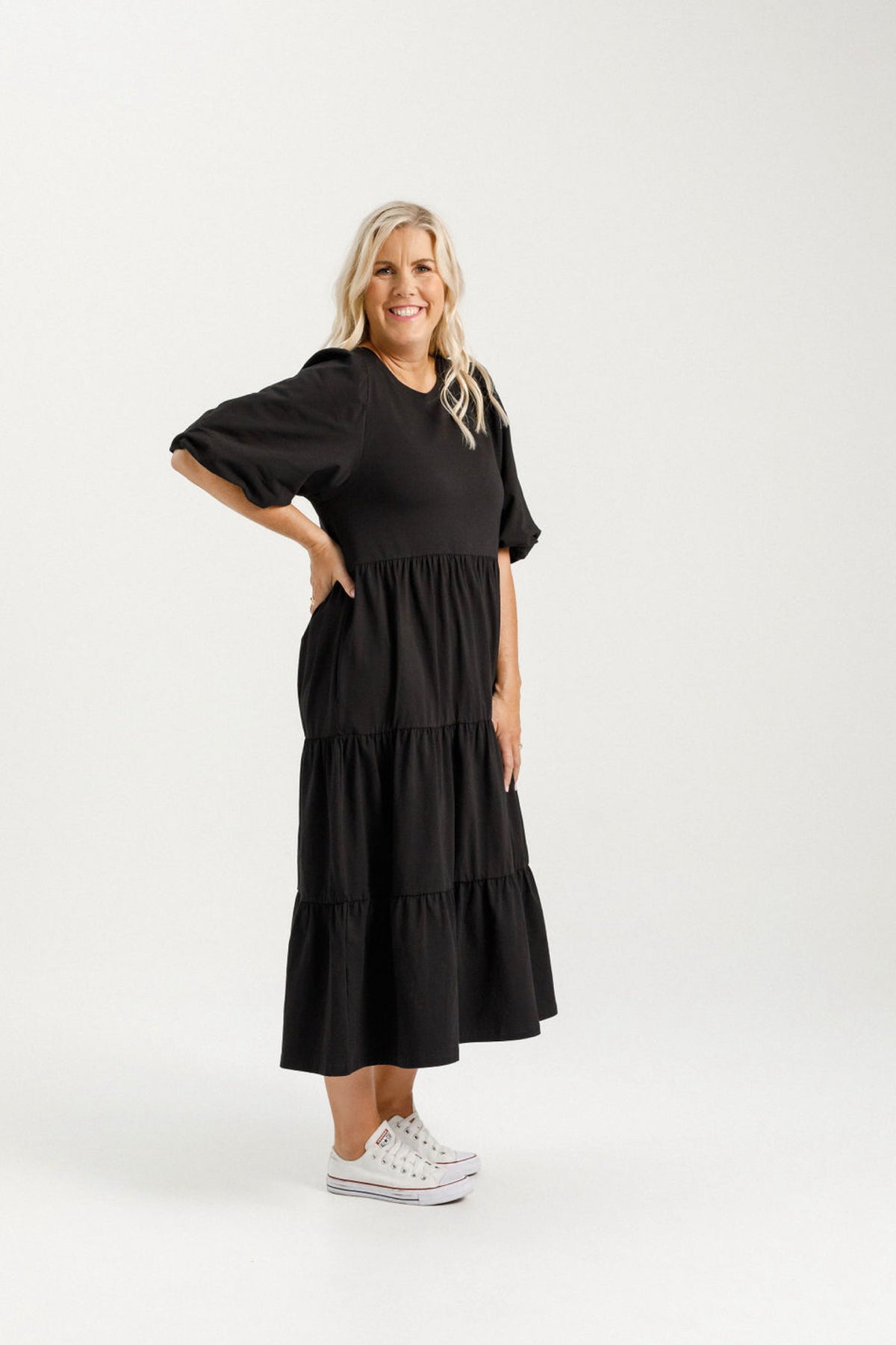 Kate Midi Dress Black