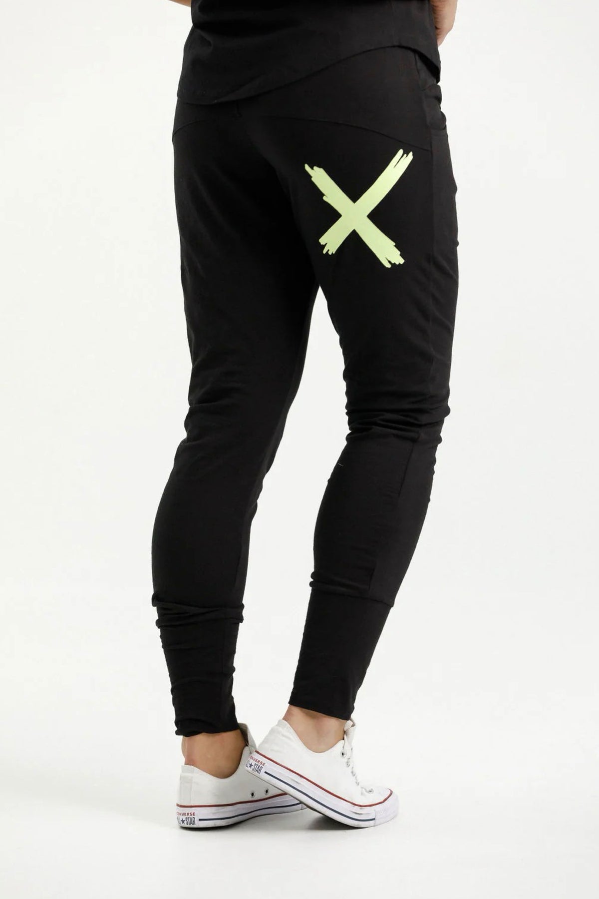 Apartment Pant Black With Lime X