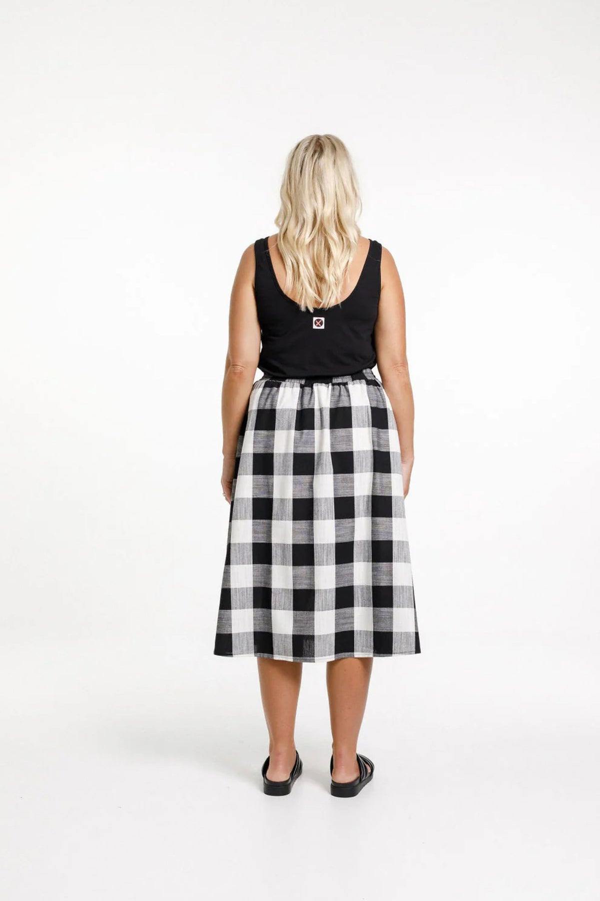 Delilah Skirt Gingham Check