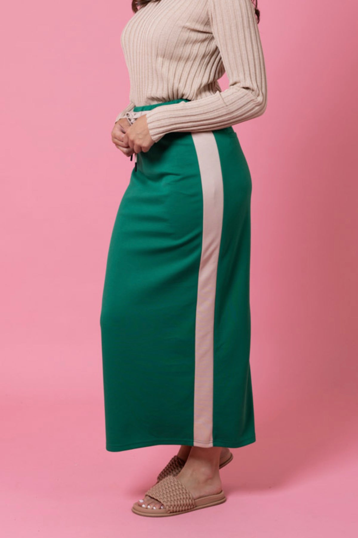 Mattie Sweater Skirt Green