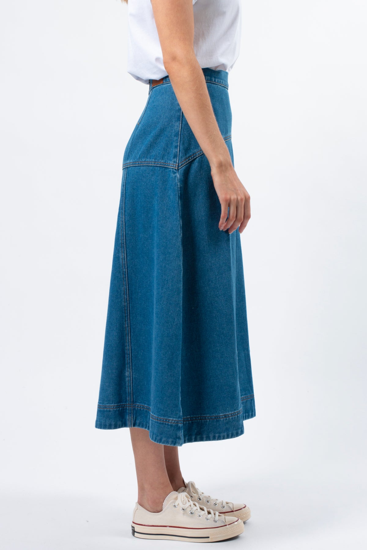 Dixie Skirt Light Wash