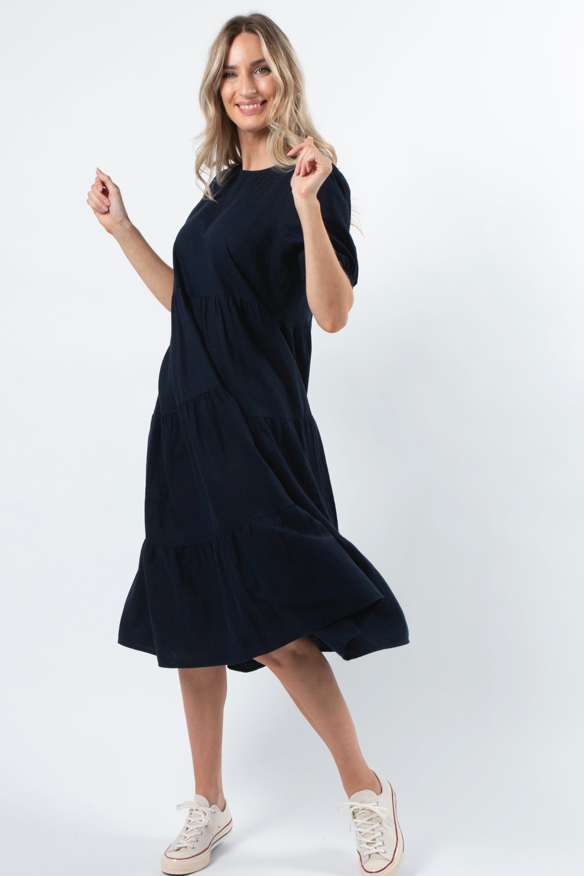 Palma Dress Navy