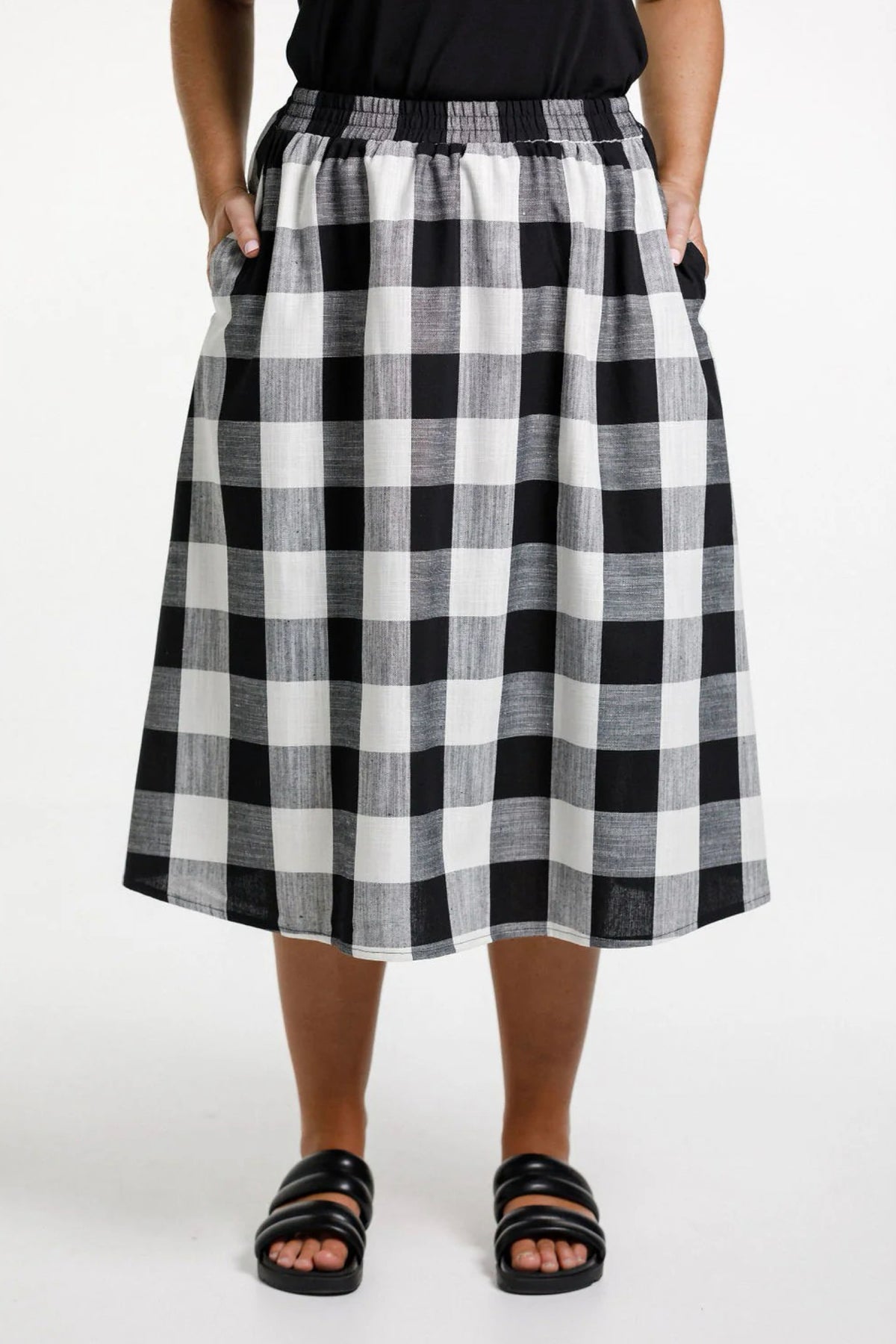 Delilah Skirt Gingham Check