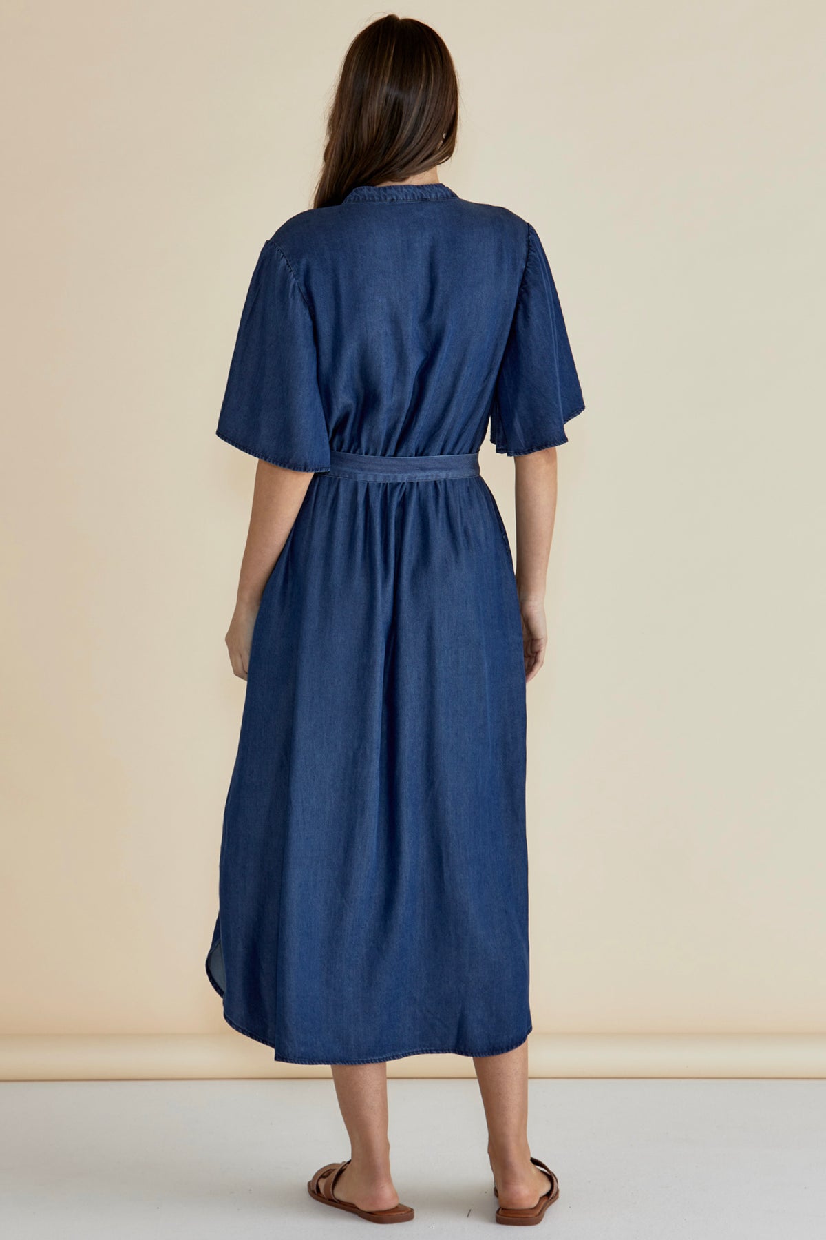 Dresden Lyocell Dress Dark Indigo