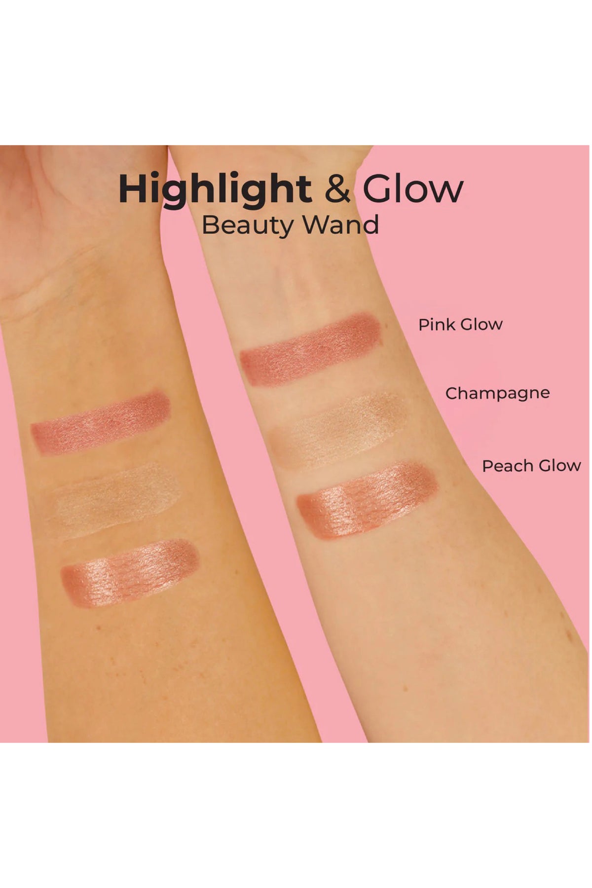 Highlight & Glow Beauty Wand Peach Glow