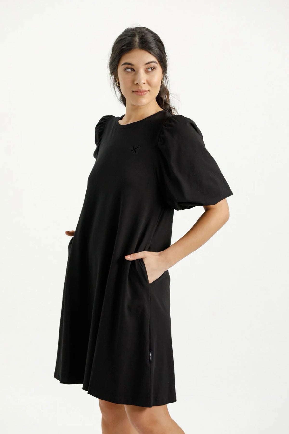 Ivy Dress Black With Mini X