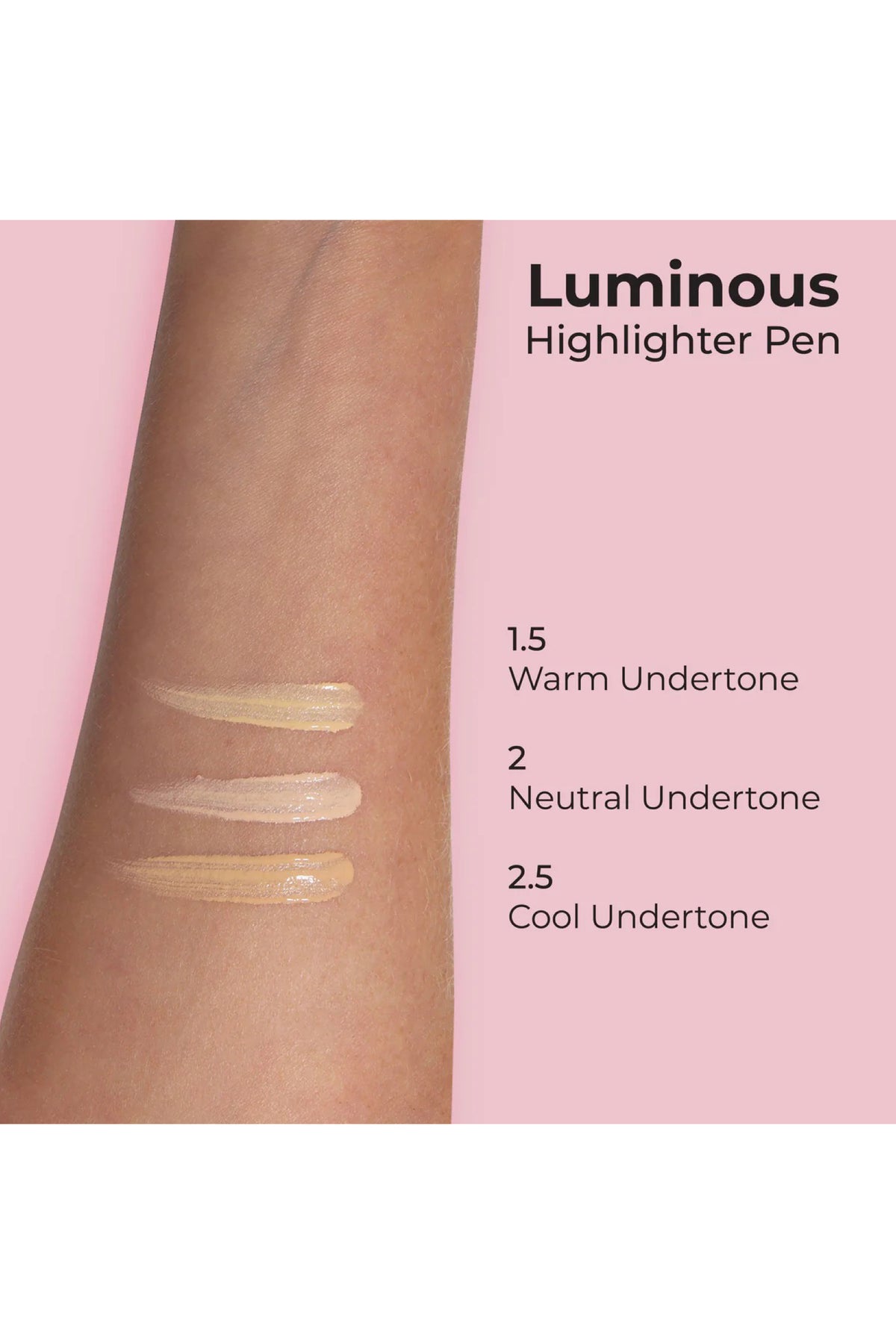 Luminous Highlighter Pen 1.5 Warm Undertones