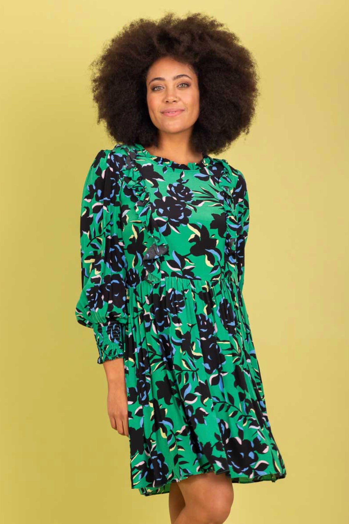 Sammie Viscose Dress Green