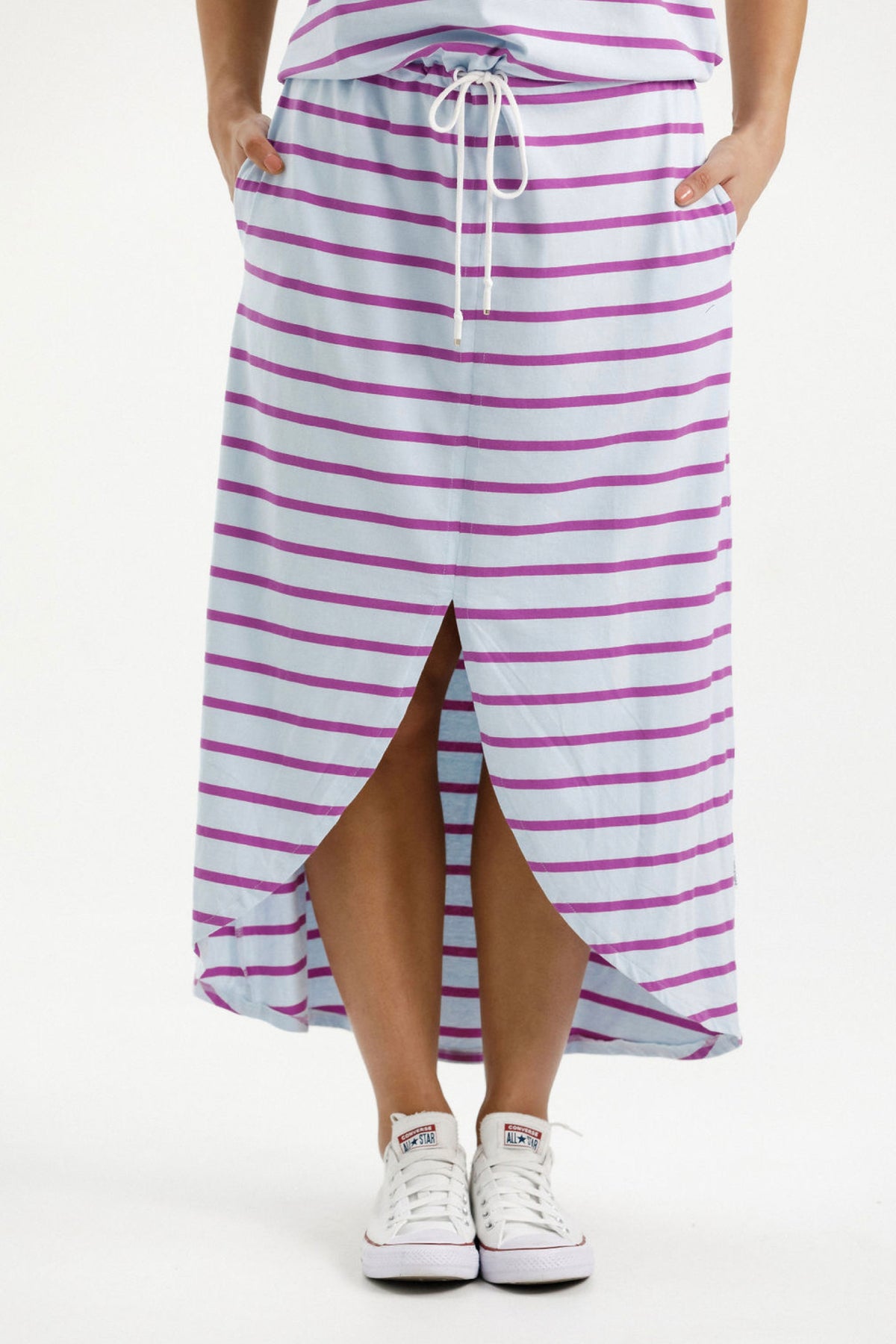 Chelsea Dress Orchid Stripe