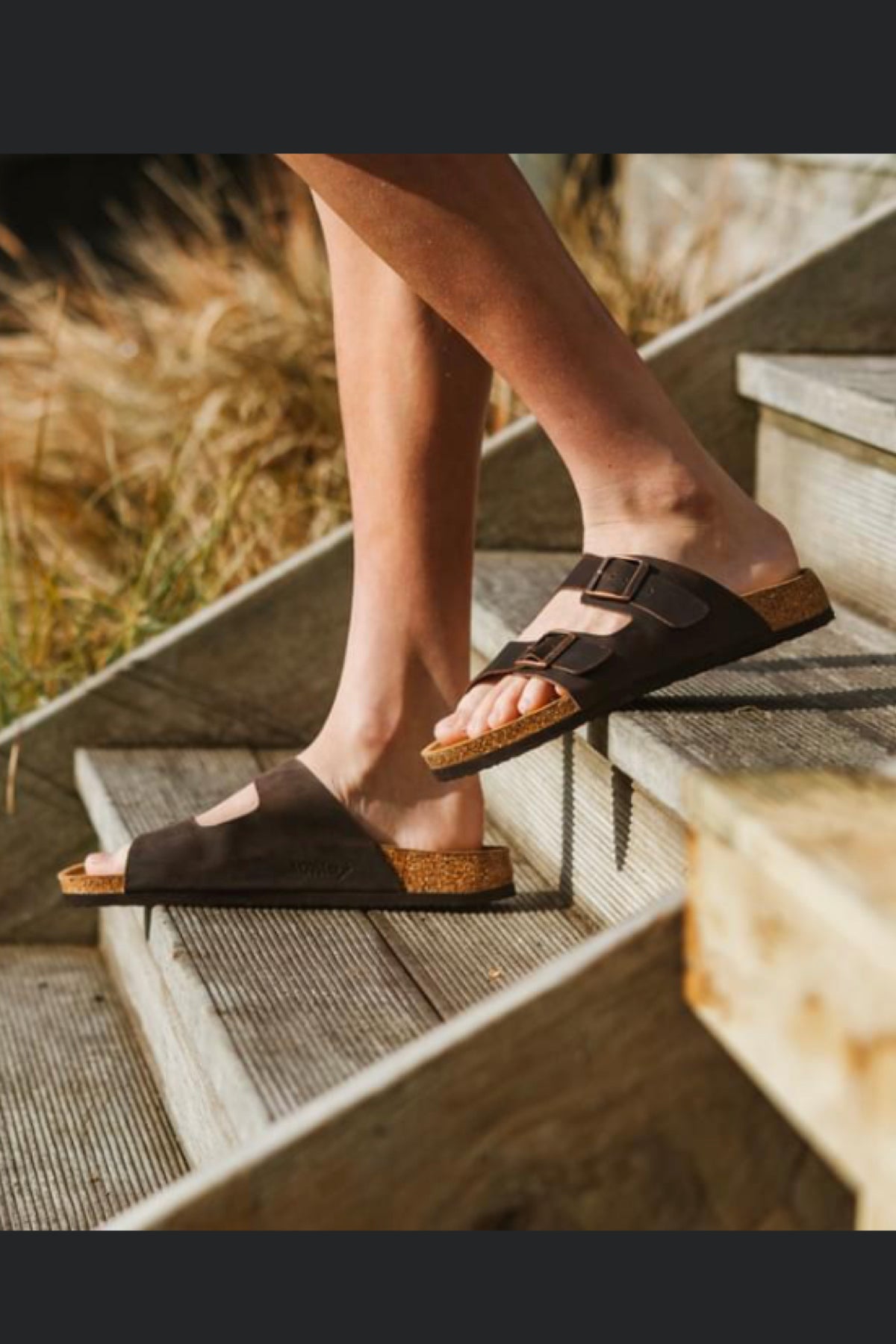 Hikoi Brown Leather Sandals