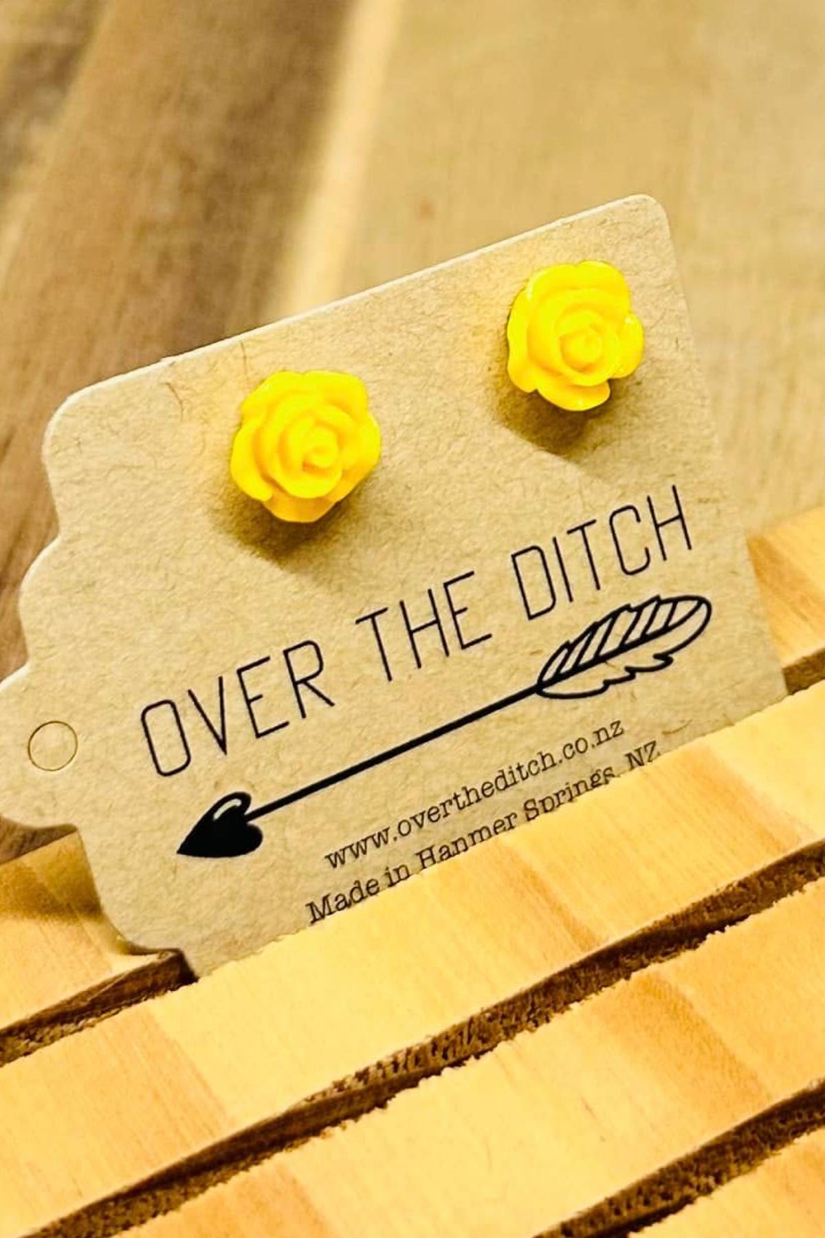 Sunshine Rose Studs