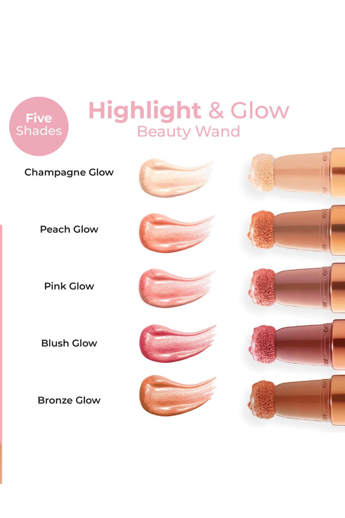 Highlight & Glow Beauty Wand Champagne Glow