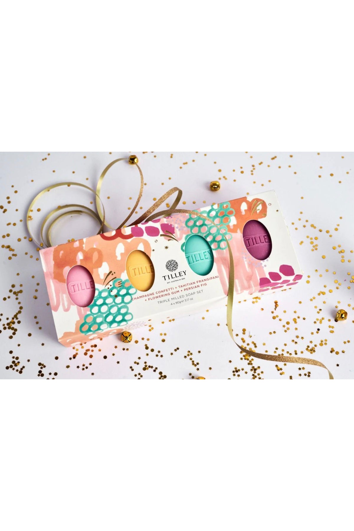 Festive Soap Gift Set 4 x Ovals 90g