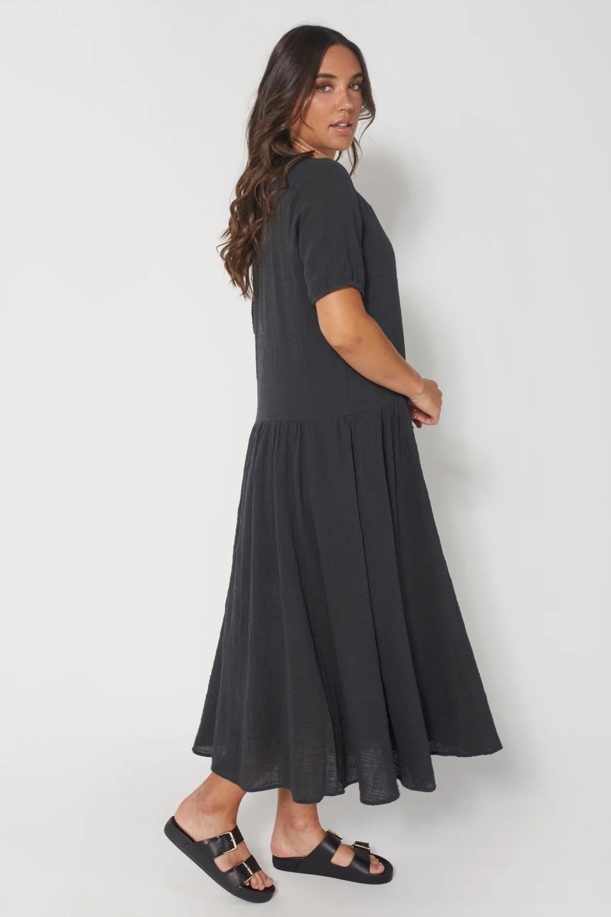 Sena Dress Aged Black