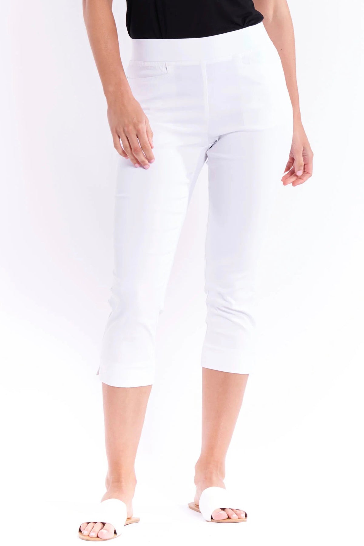 Crop Bengaline Pant White