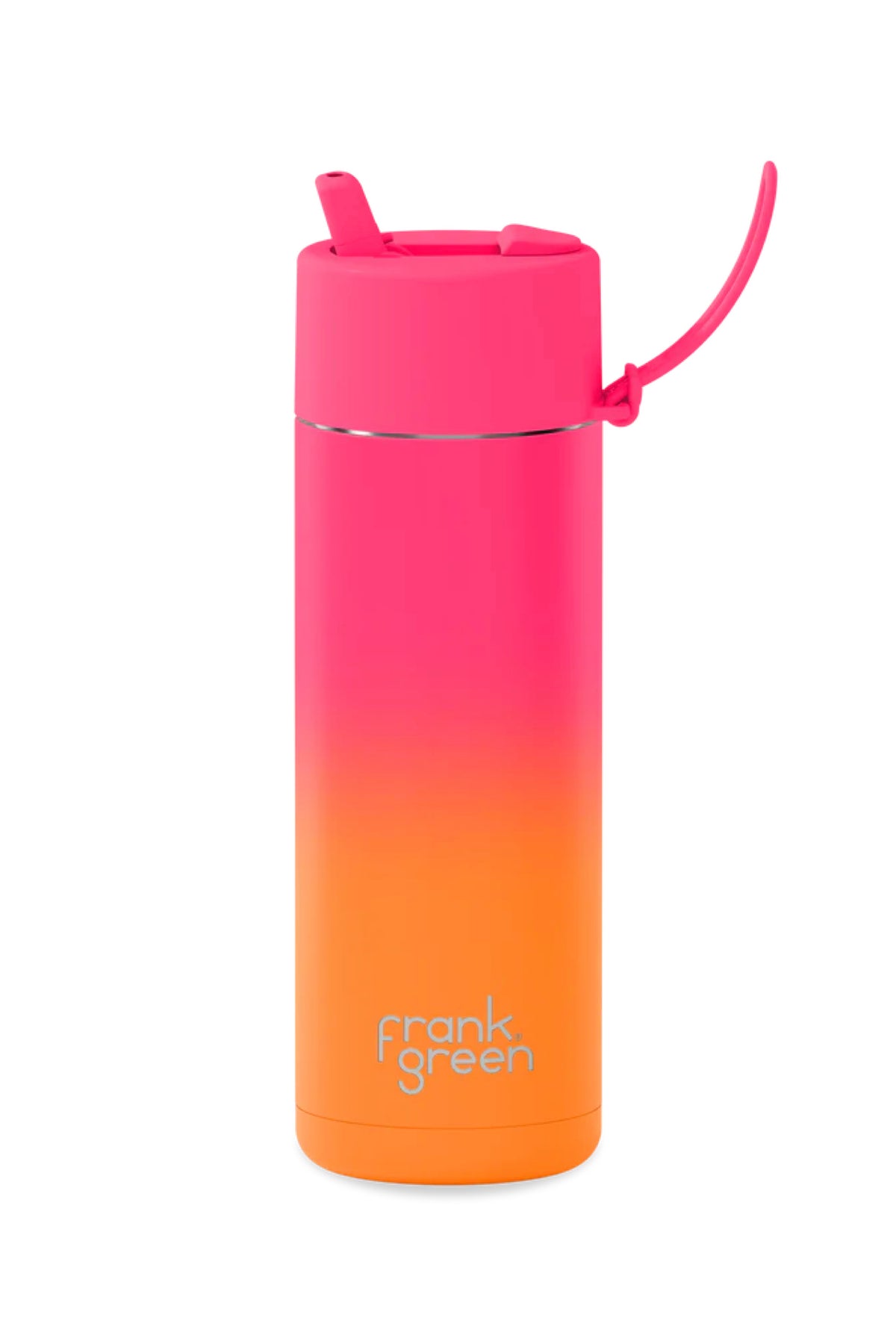 20oz Stainless Steel Ceramic Reusable Bottle Summer Sunset With Flip Lid