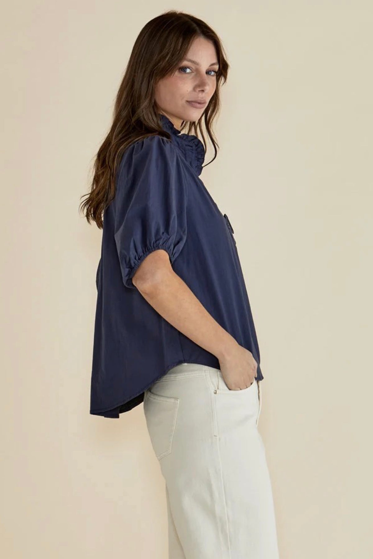 Avery Blouse French Blue