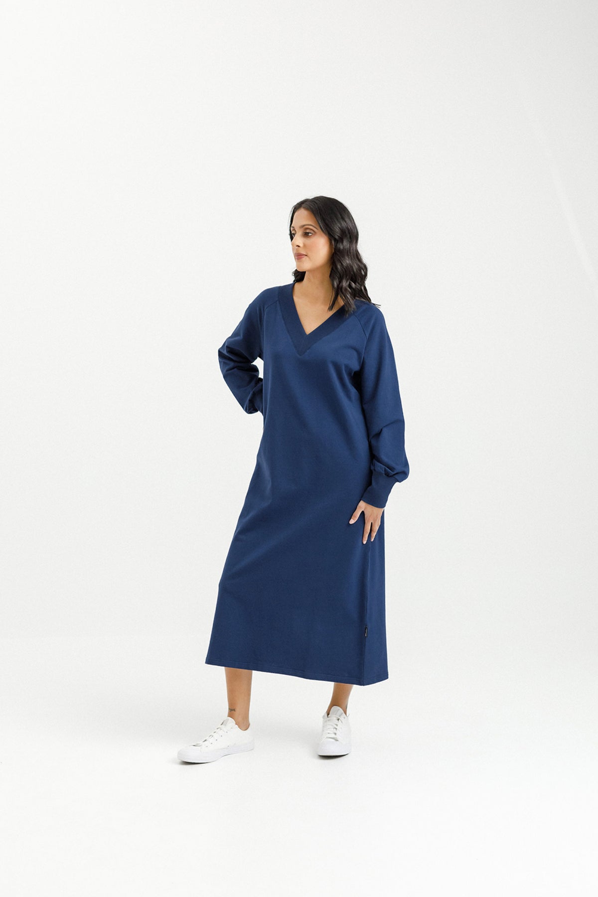 Laney Dress Indigo Blue