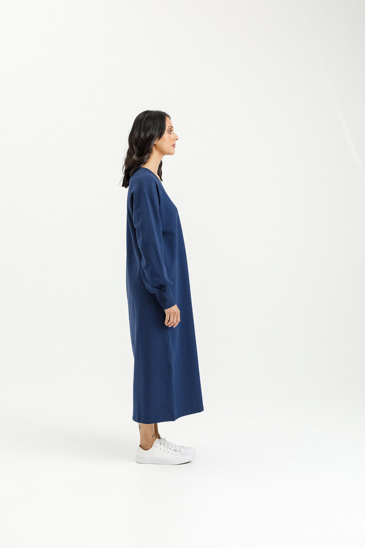 Laney Dress Indigo Blue