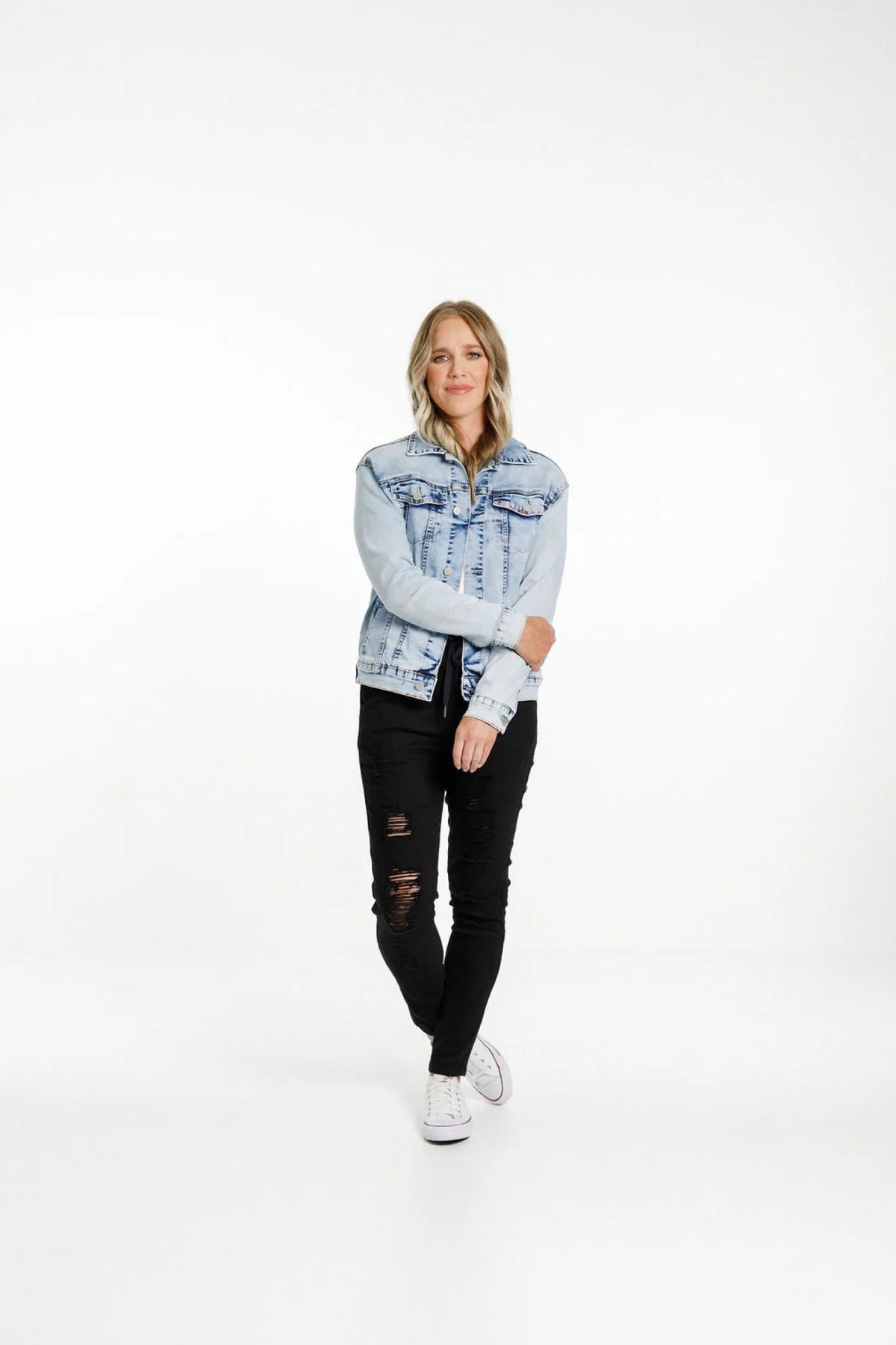 Classic Denim Jacket Snow Wash