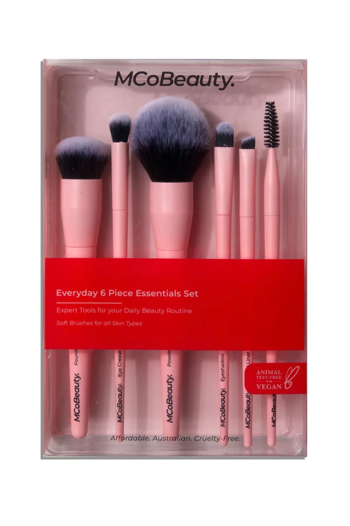 Everyday 6 Piece Essential Brush Set