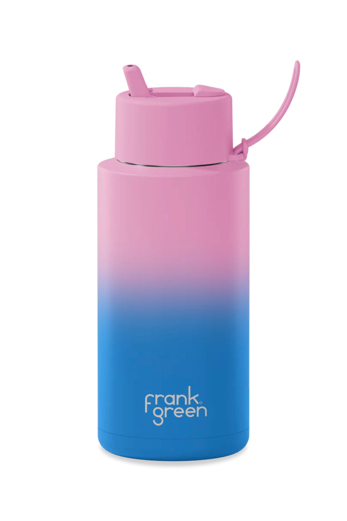 34oz Stainless Steel Ceramic Reusable Bottle Wild Orchid With Flip Straw Lid