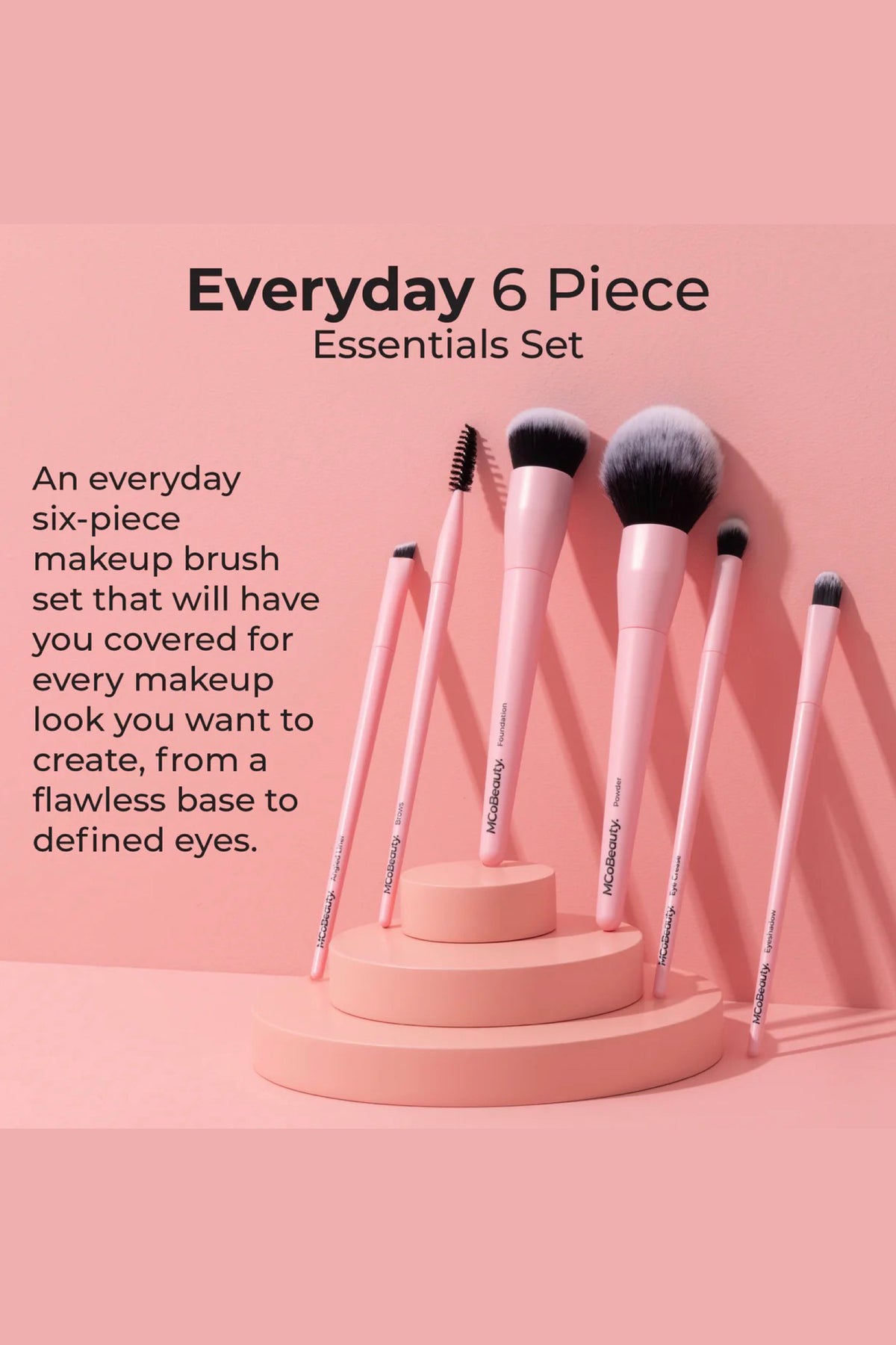 Everyday 6 Piece Essential Brush Set