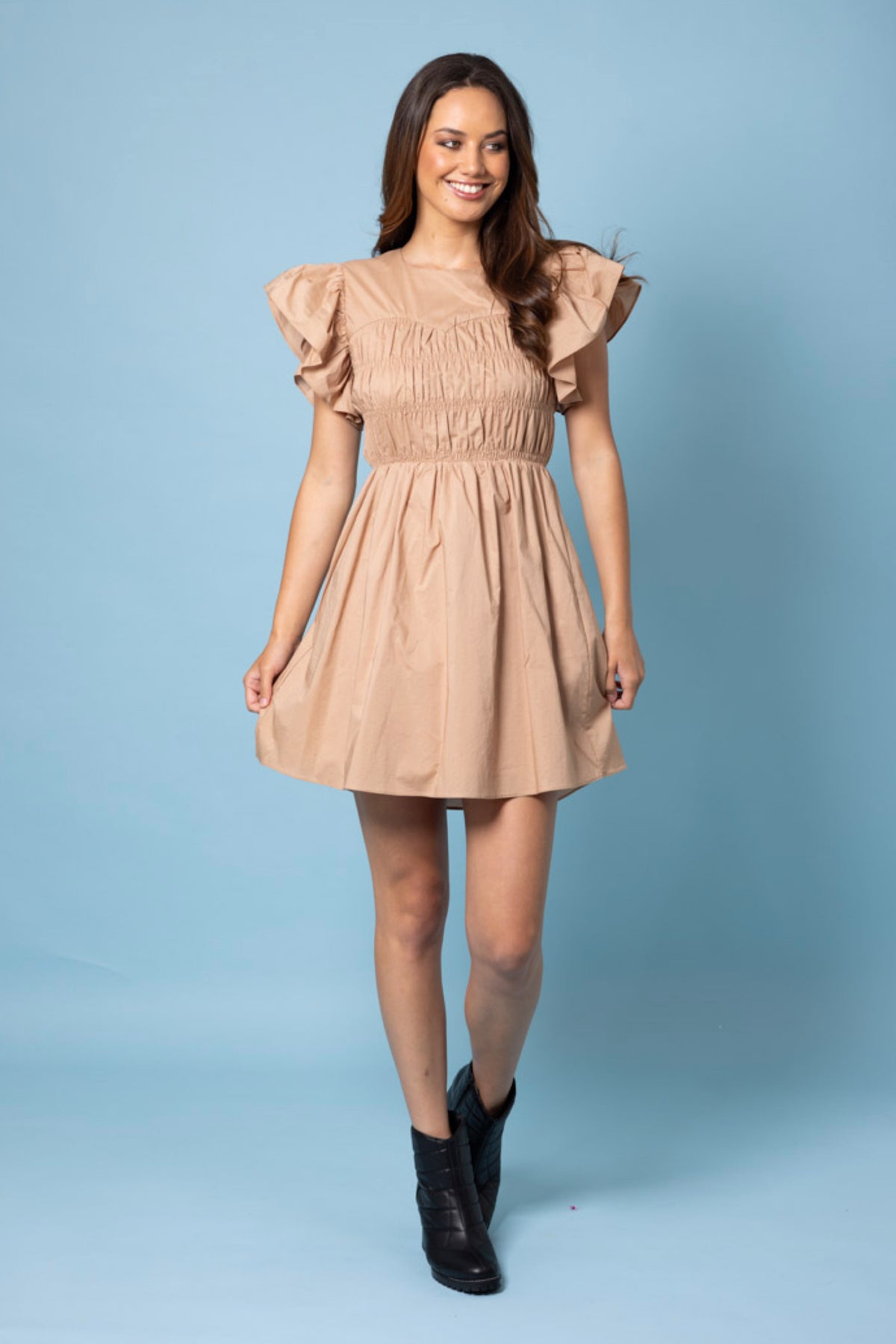 Camilla Dress Caramel