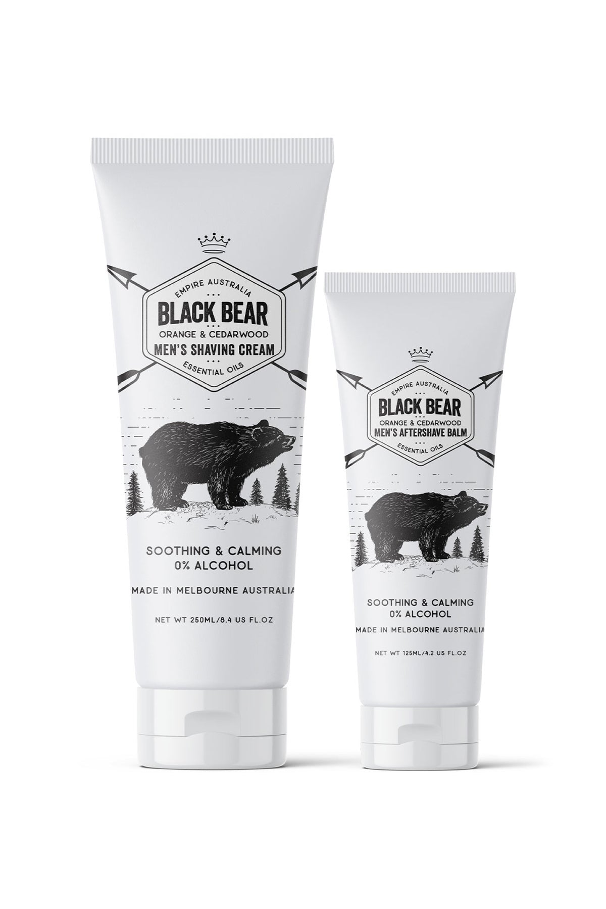 Black Bear Men’s Orange & Cedarwood Shave Duo Pack